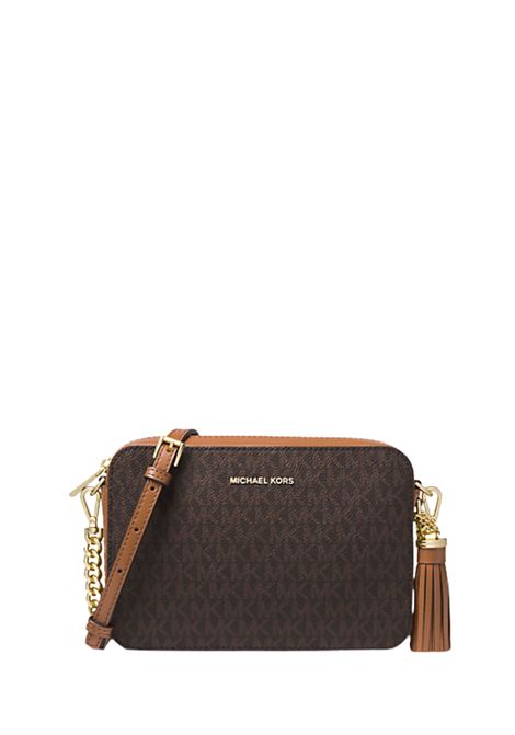 Borsa a tracolla Jet Set media con logo Michael Kors | 32F8GF5M2B200